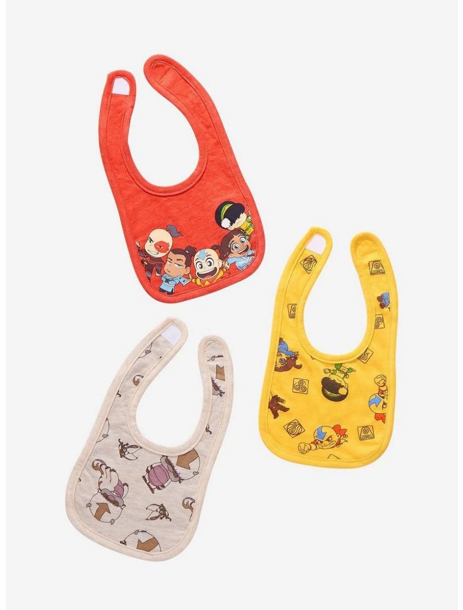 Accessories | * Boxlunch Avatar: The Last Airbender Chibi Gaang Infant Bib Set