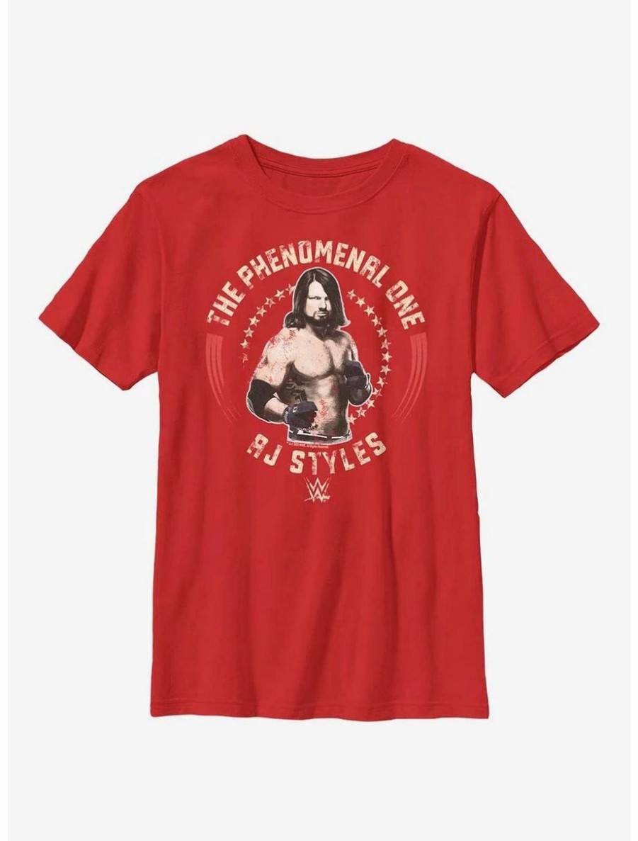 Youth | * Boxlunch Wwe Aj Styles The Phenomenal One Youth T-Shirt