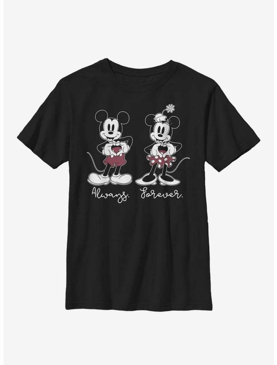 Youth | * Boxlunch Disney Mickey Mouse & Minnie Always Forever Youth T-Shirt