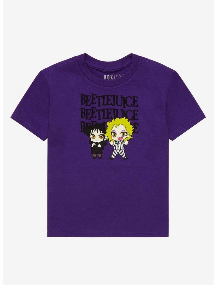 Toddler | * Beetlejuice Chibi Lydia & Beetlejuice Toddler T-Shirt Boxlunch Exclusive