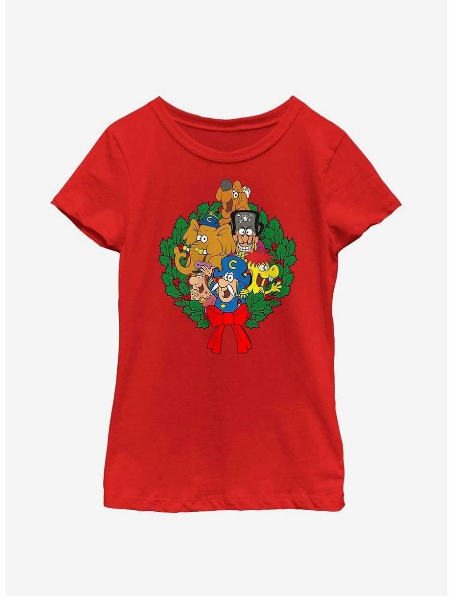 Youth | * Boxlunch Cap'N Crunch Captain Wreath Youth Girls T-Shirt