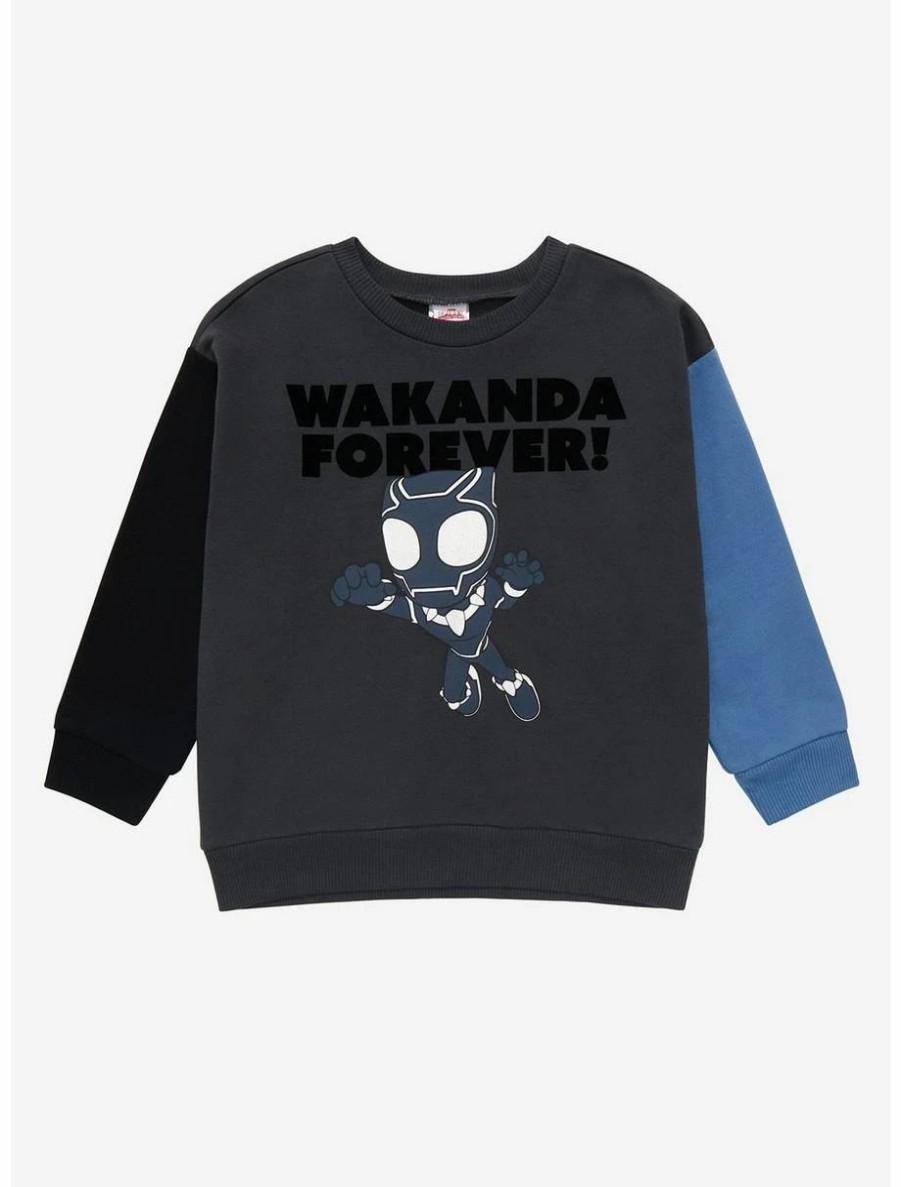 Toddler | * Marvel Black Panther Wakanda Forever Color Block Crew Neck Boxlunch Exclusive