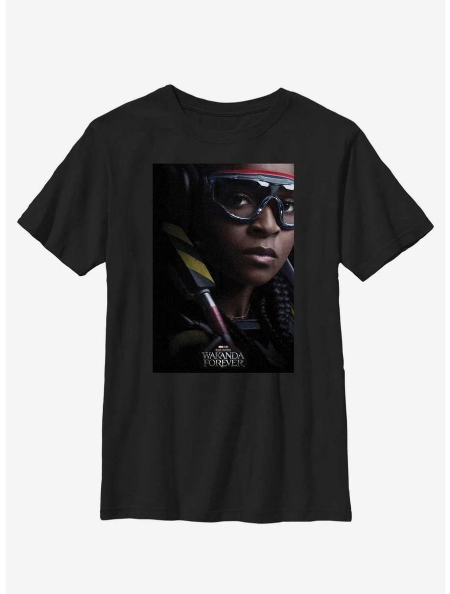 Youth | * Boxlunch Marvel Black Panther: Wakanda Forever Iron Heart Movie Poster Youth T-Shirt