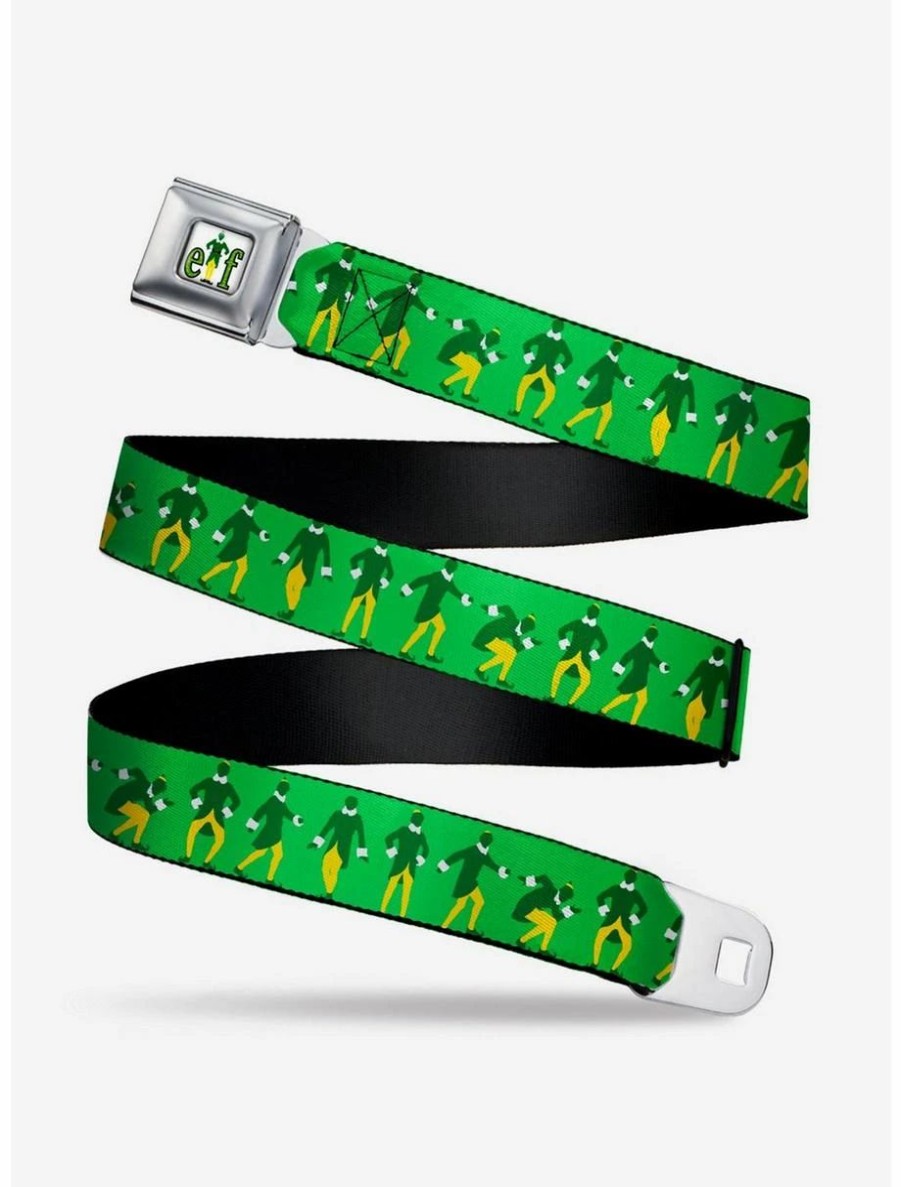 Accessories | * Boxlunch Elf Buddy The Elf Silhouettes Youth Seatbelt Belt