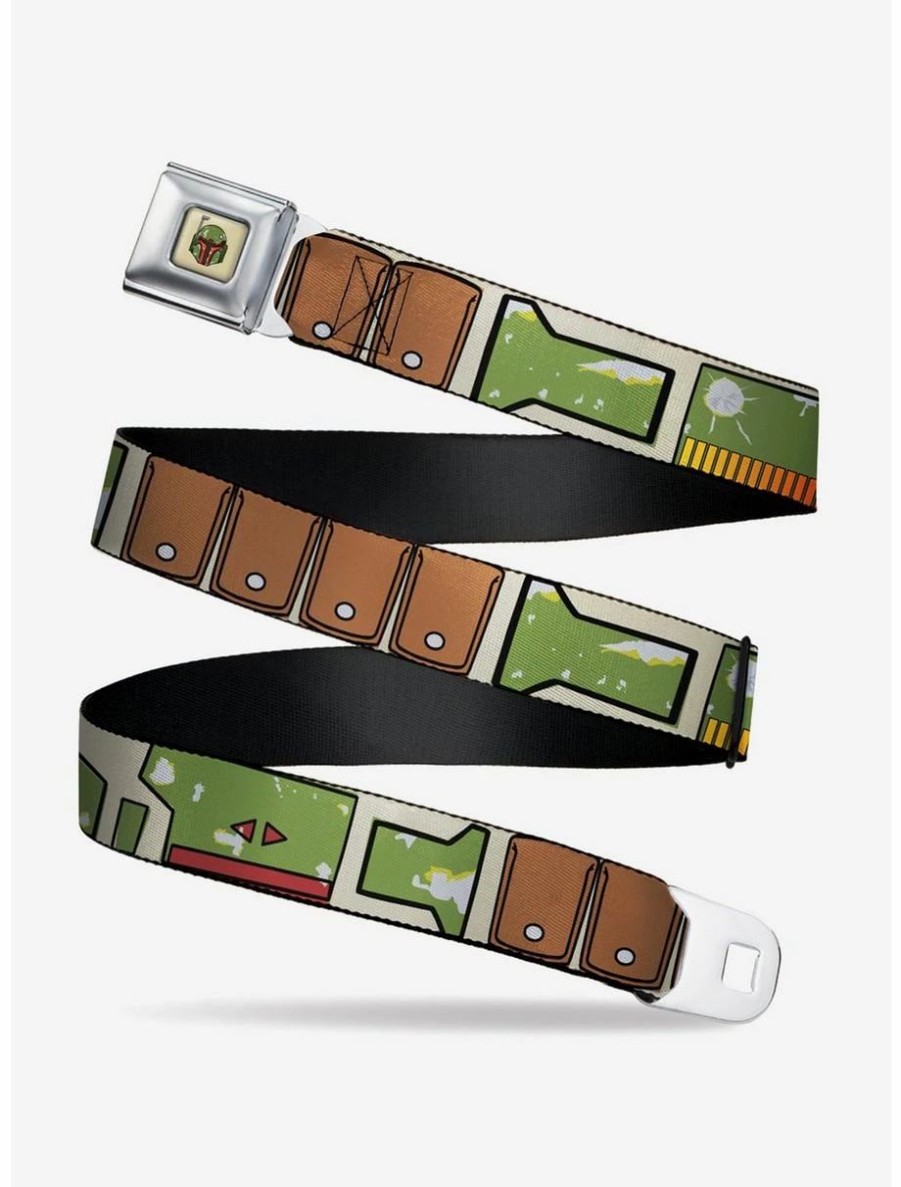 Accessories | * Boxlunch Star Wars Boba Fett Utility Belt Youth Seatbelt Belt