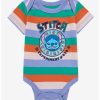 Infant | * Disney Lilo & Stitch Experiment 626 Striped Infant One-Piece Boxlunch Exclusive