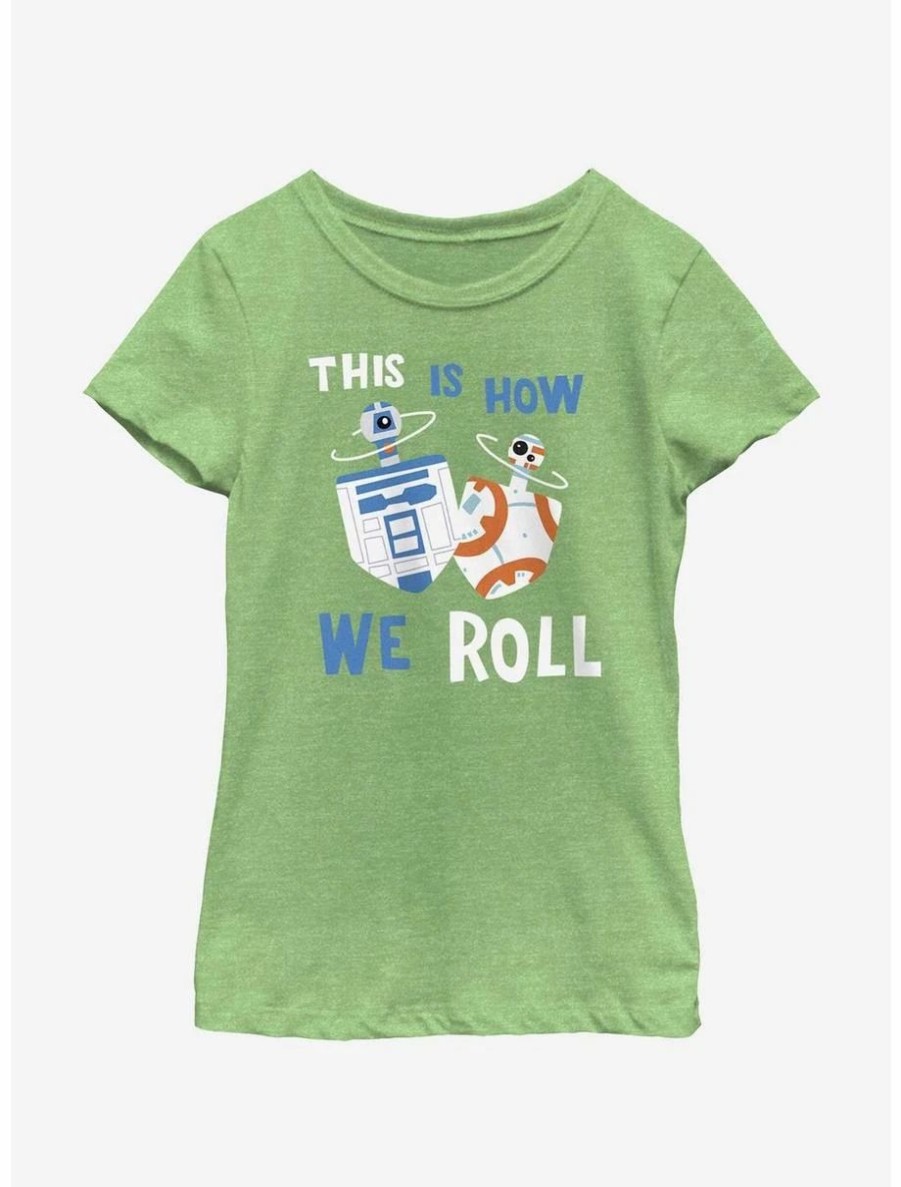 Youth | * Boxlunch Star Wars Droid Dreidels Youth Girls T-Shirt