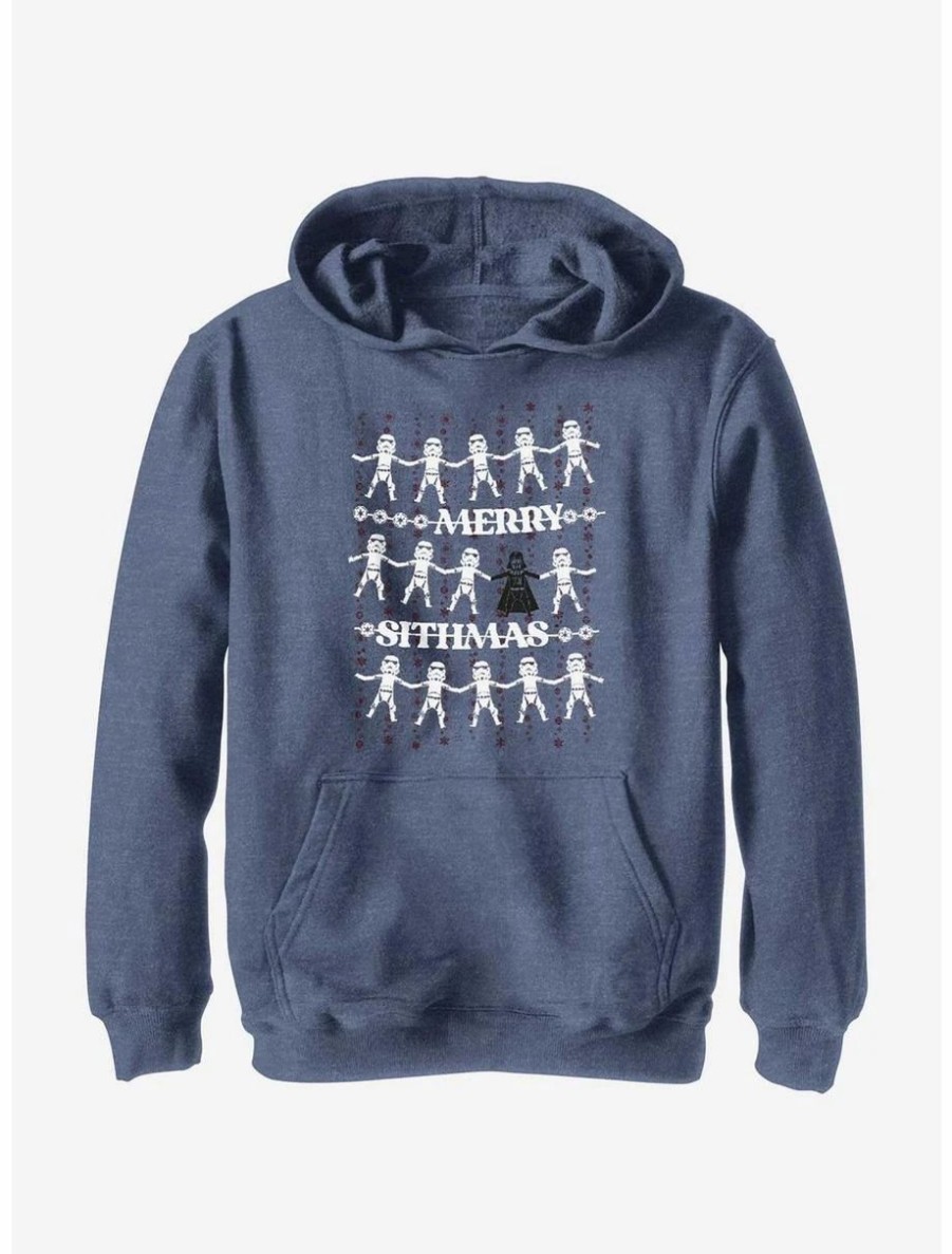 Youth | * Boxlunch Star Wars Empire Merry Sithmas Greetings Youth Hoodie