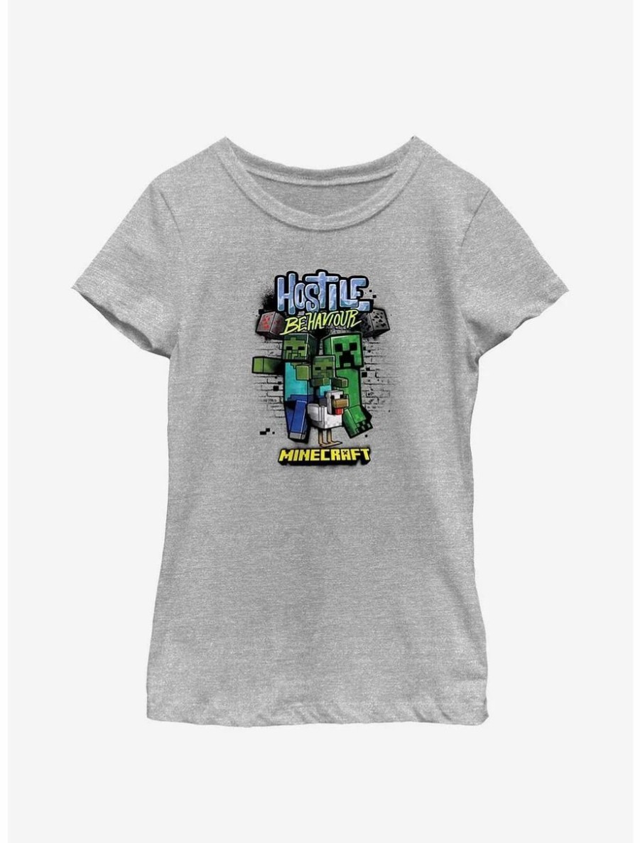 Youth | * Boxlunch Minecraft Hostile Trio Youth Girls T-Shirt