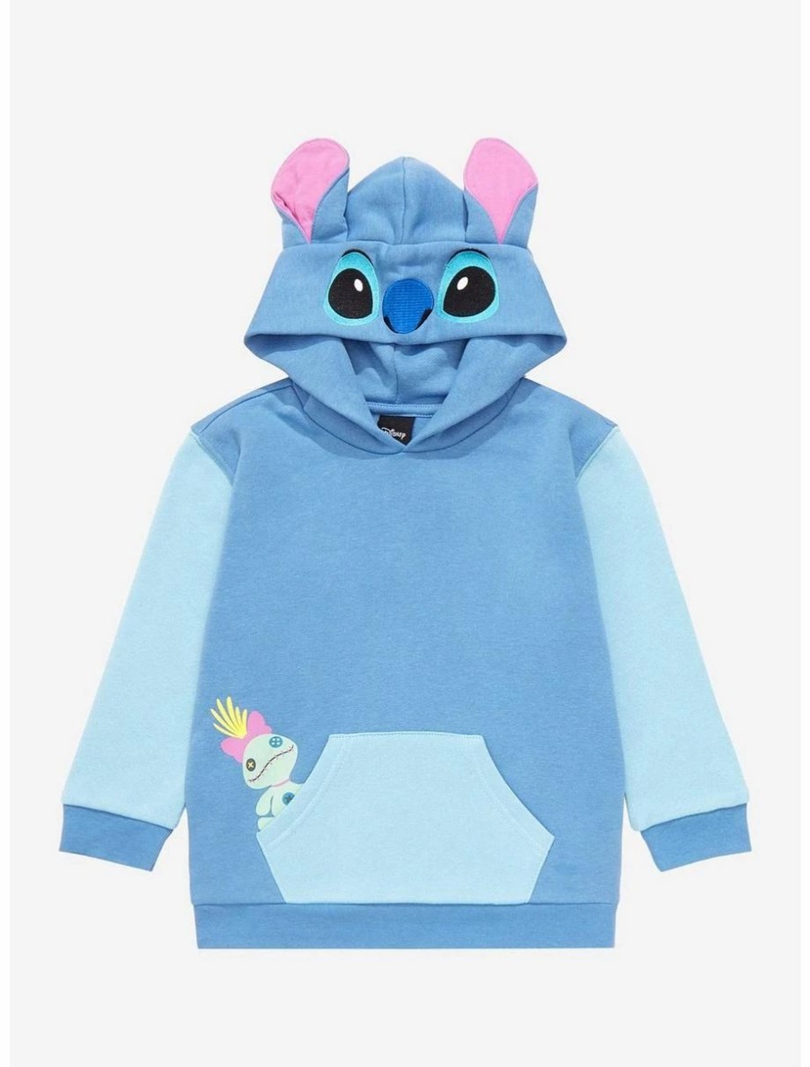 Toddler | * Boxlunch Disney Lilo & Stitch Stitch Color Block Eared Toddler Hoodie