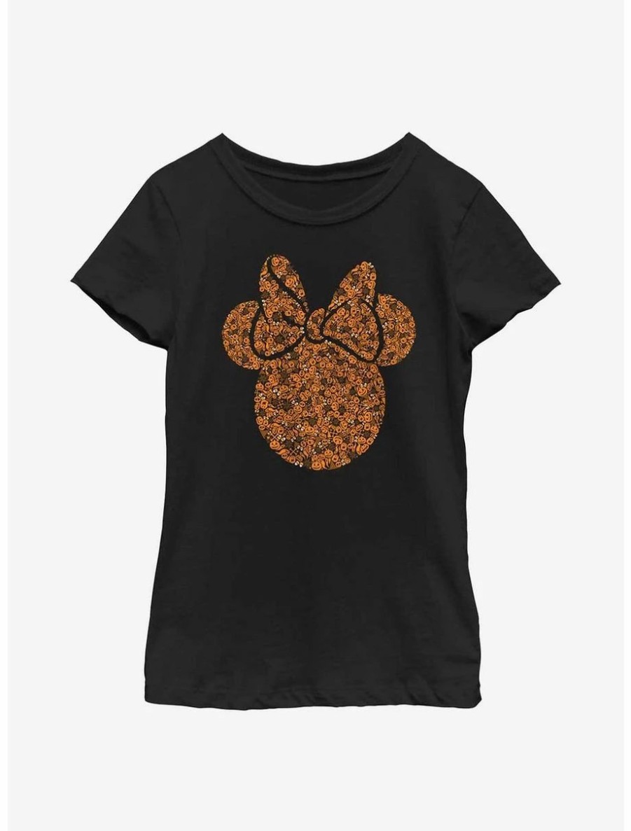 Youth | * Boxlunch Disney Minnie Mouse Halloween Pumpkin Fill Youth Girls T-Shirt