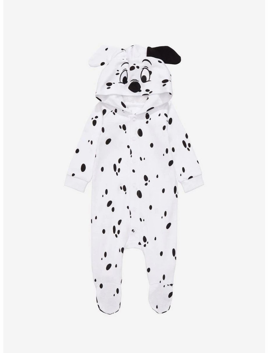 Infant | * Boxlunch Disney 101 Dalmatians Puppy Eared Hood Full-Body Infant One-Piece