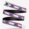 Accessories | * Boxlunch Space Jam Tune Squad Logo Stripe Youth Seatbelt Belt