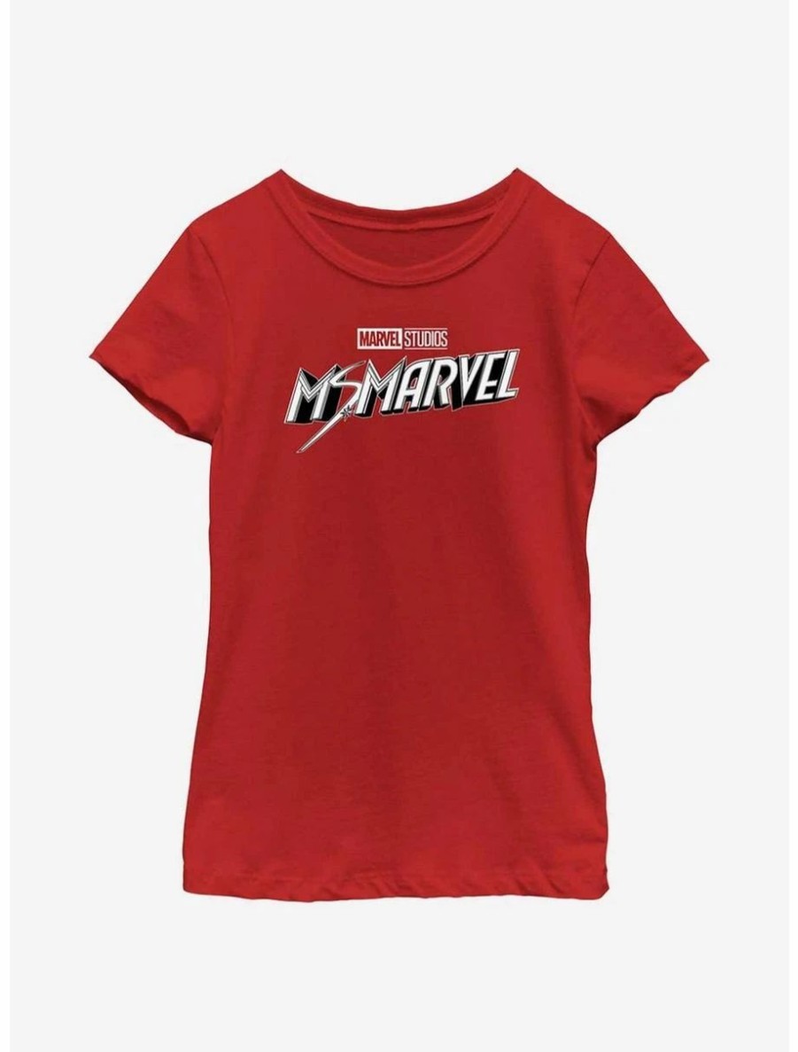 Youth | * Boxlunch Marvel Ms. Marvel Black And White Youth Girls T-Shirt