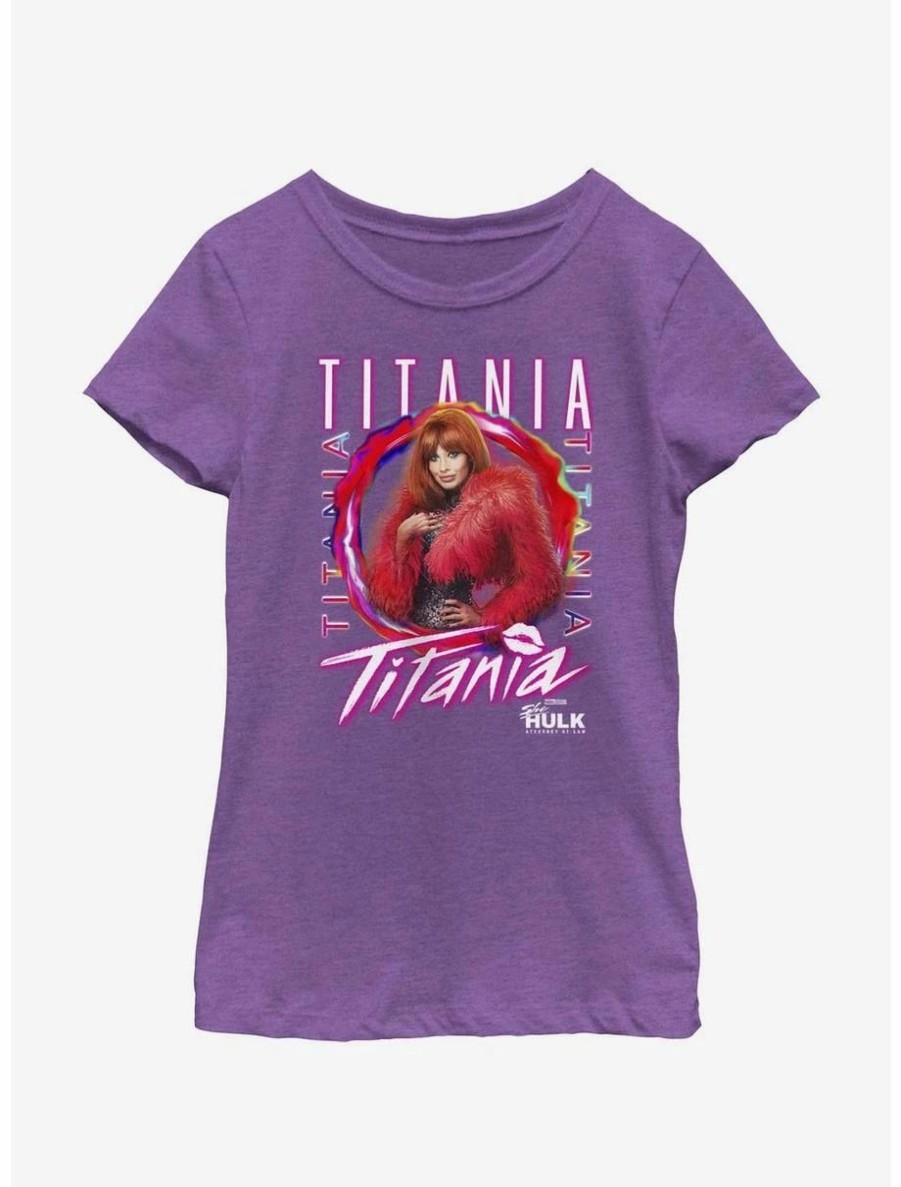 Youth | * Boxlunch Marvel She-Hulk Titania Poster Youth Girls T-Shirt