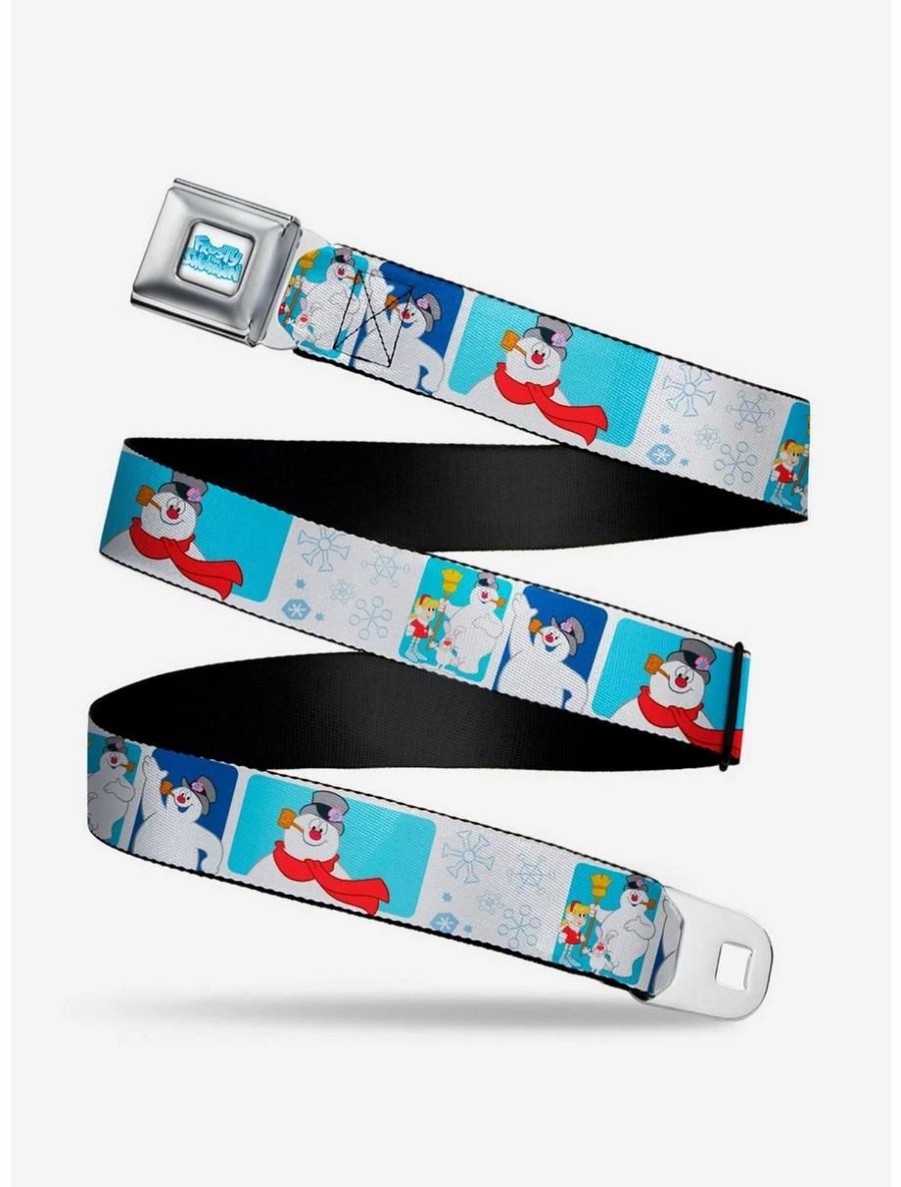 Accessories | * Boxlunch Frosty The Snowman Snowflakes Youth Seatbelt Belt