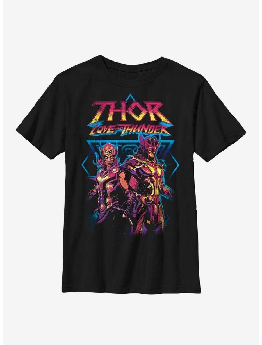 Youth | * Boxlunch Marvel Thor: Love And Thunder Grunge Thunder Youth T-Shirt