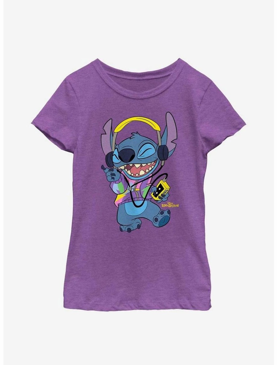 Youth | * Boxlunch Disney Lilo & Stitch Rockin' Stitch Youth Girls T-Shirt