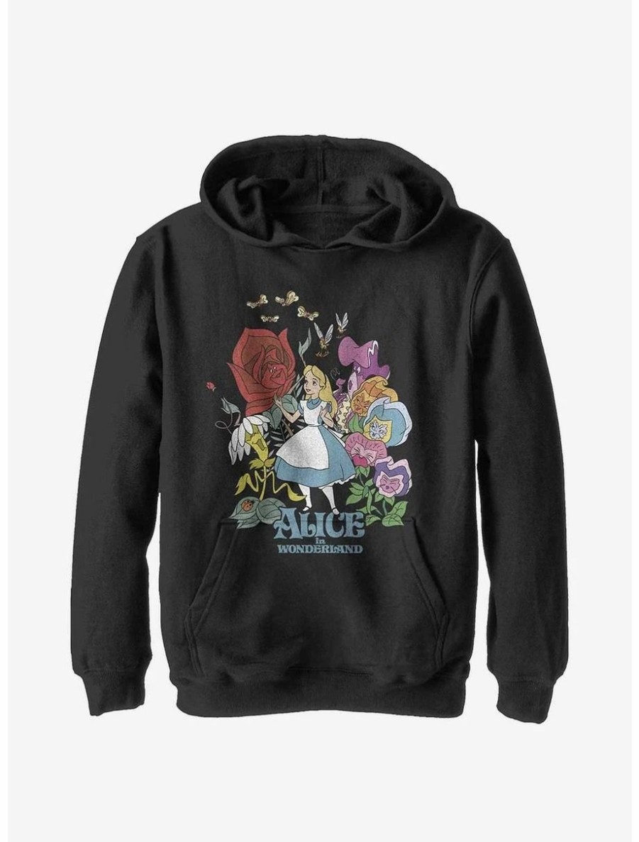 Youth | * Boxlunch Disney Alice In Wonderland Flower Love Youth Hoodie