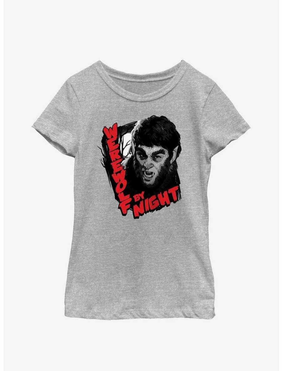 Youth | * Boxlunch Marvel Studios' Special Presentation: Werewolf By Night Badge Youth Girls T-Shirt