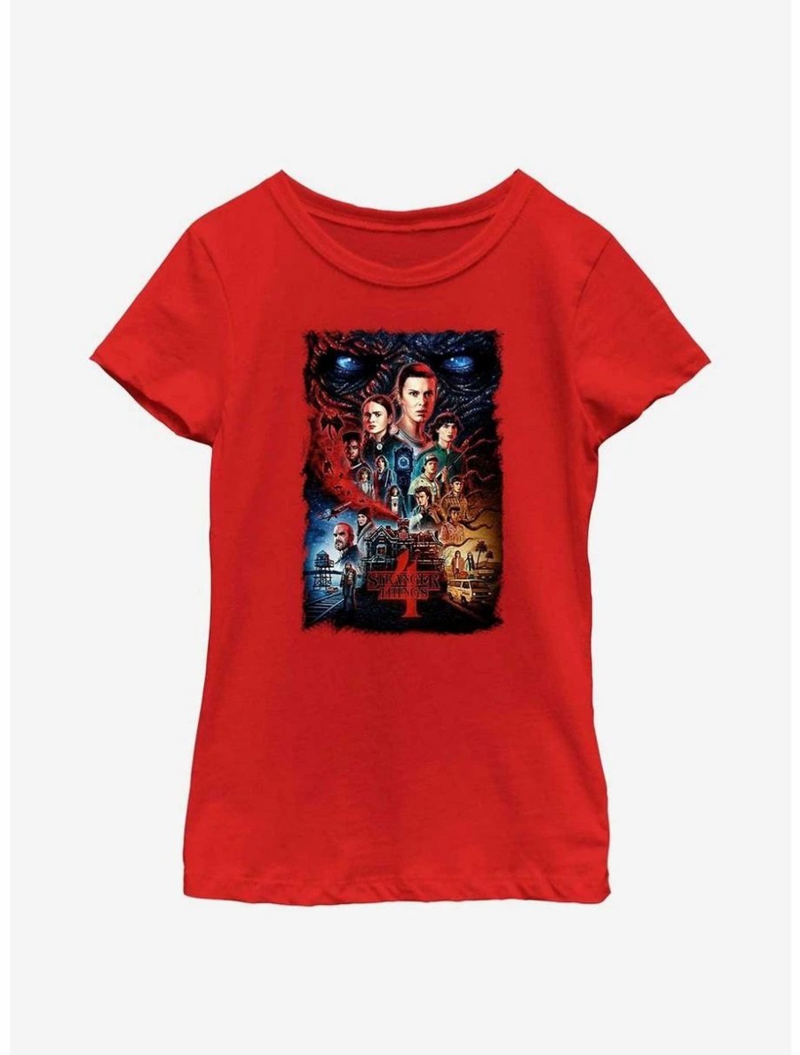 Youth | * Boxlunch Stranger Things Stranger Things Poster Youth Girls T-Shirt