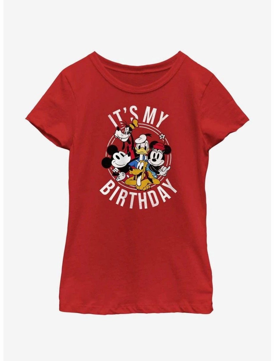 Youth | * Boxlunch Disney Mickey Mouse Mickey And Friends Birthday T-Shirt