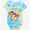 Infant | * Rugrats Group Portrait Infant Tie-Dye One-Piece Boxlunch Exclusive