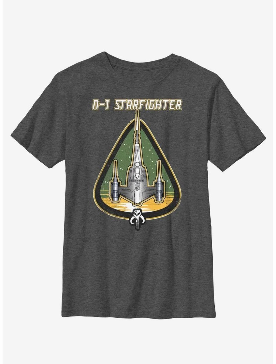 Youth | * Boxlunch Star Wars The Mandalorian N-1 Starfighter Mod Youth T-Shirt