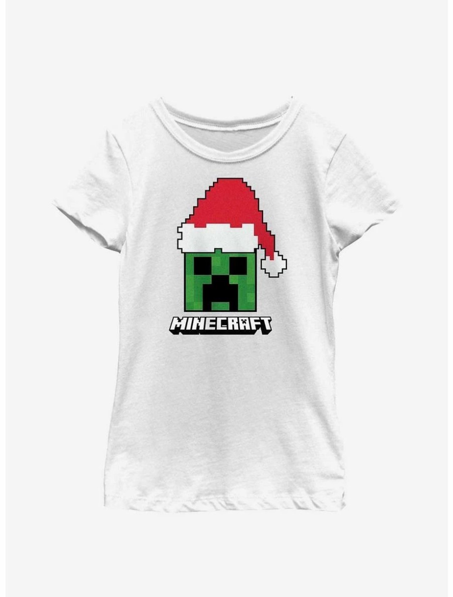 Youth | * Boxlunch Minecraft Creeper Snow Youth Girls T-Shirt