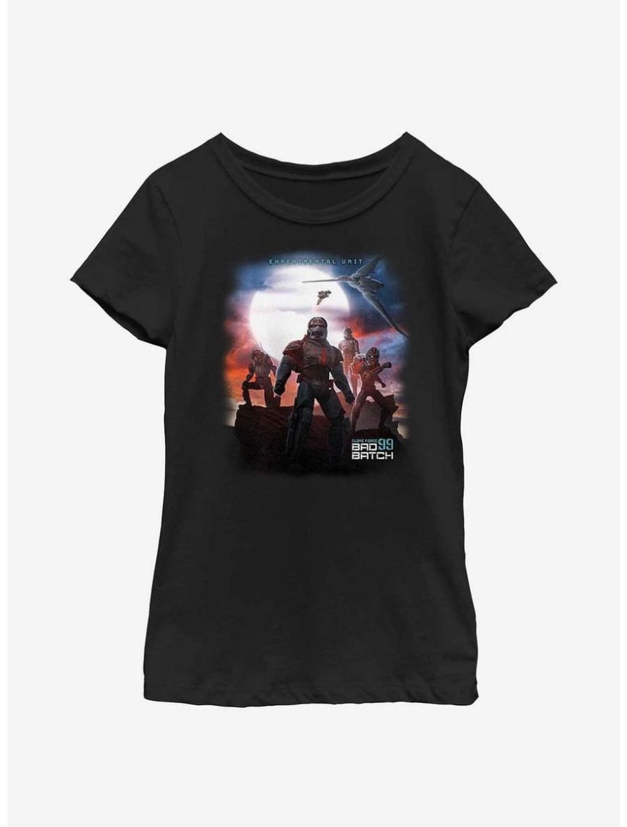 Youth | * Boxlunch Star Wars: The Bad Batch Poster Youth Girls T-Shirt