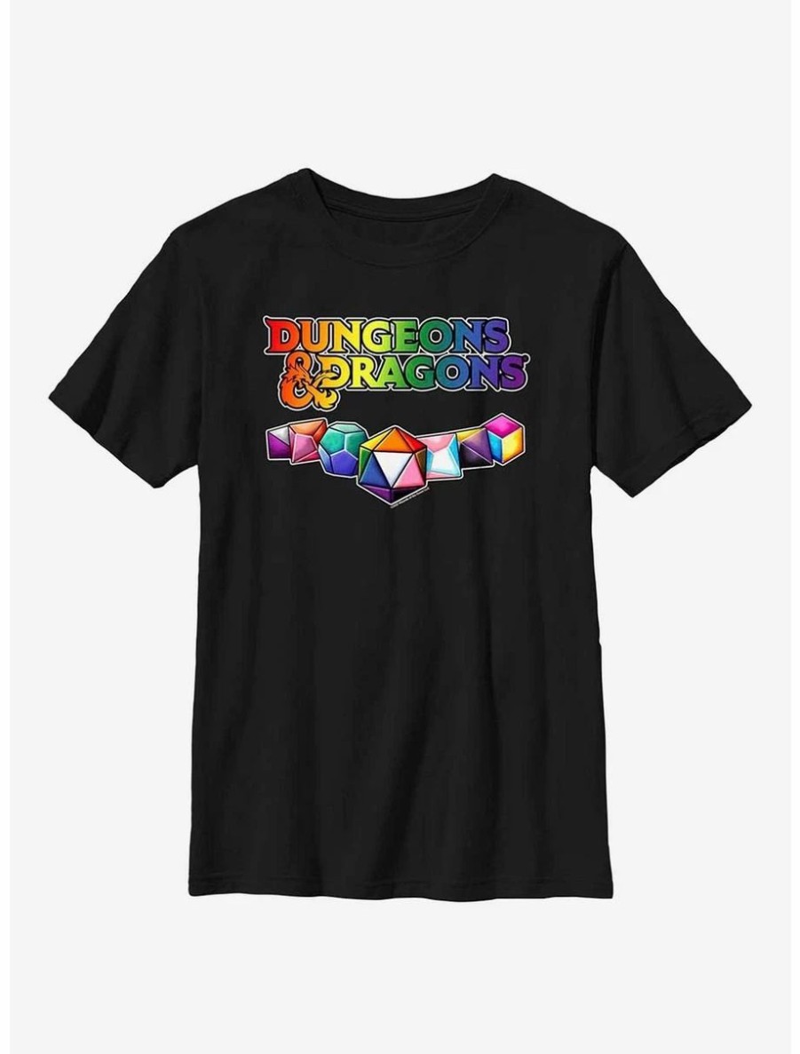 Youth | * Boxlunch Dungeons And Dragons Pride Dice Youth T-Shirt