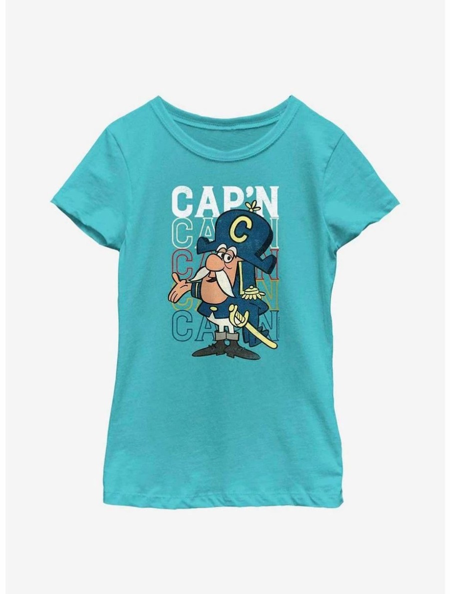 Youth | * Boxlunch Cap'N Crunch Captain Stack Youth Girls T-Shirt