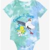 Infant | * Disney The Little Mermaid Flounder & Scuttle Tie-Dye Infant One-Piece Boxlunch Exclusive