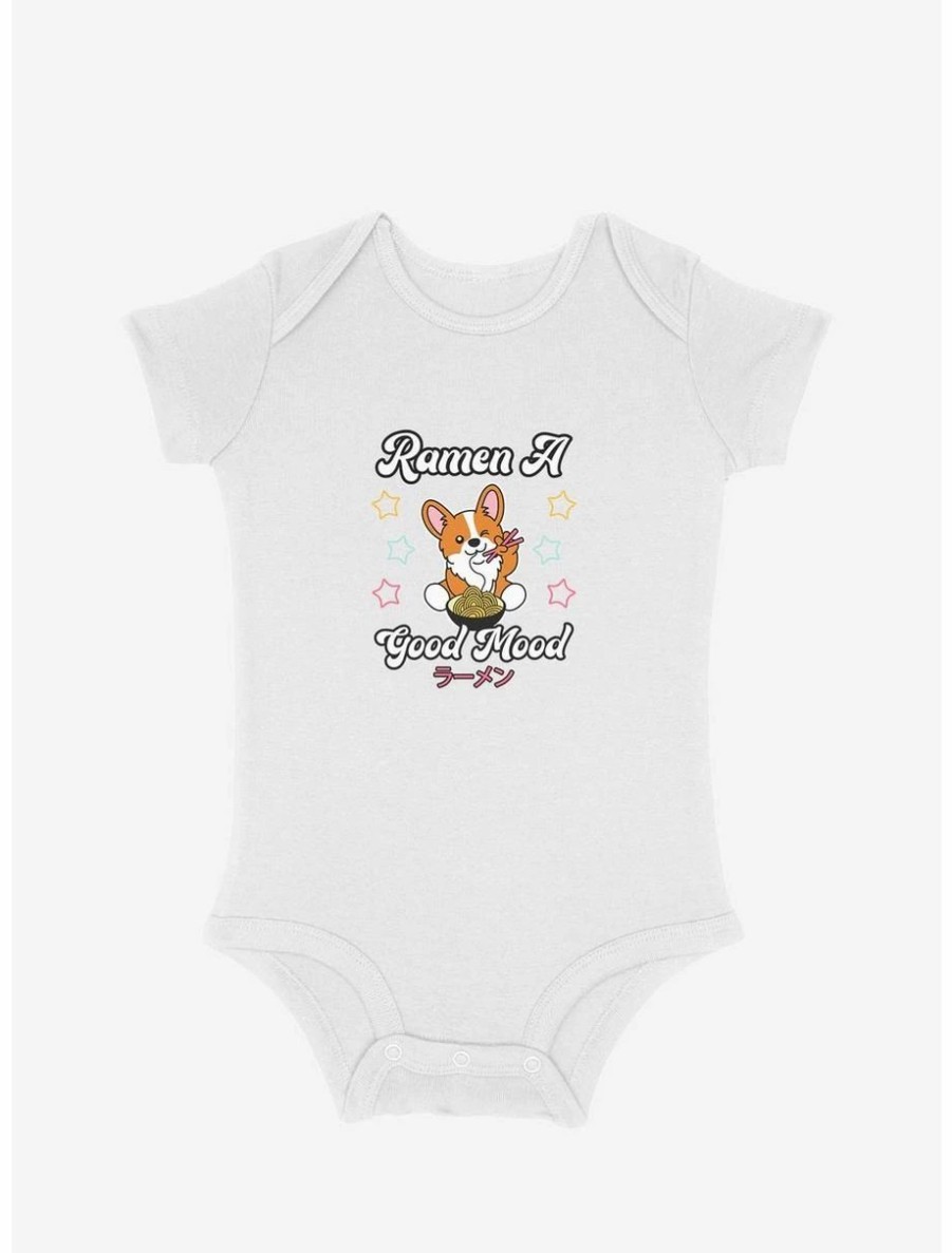 Infant | * Boxlunch Corgi Ramen A Good Mood Infant Bodysuit