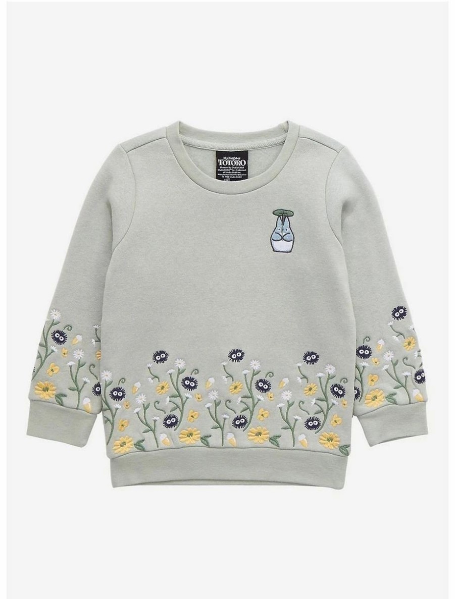 Toddler | * Our Universe Studio Ghibli My Neighbor Totoro Forest Spirits Embroidered Toddler Crewneck Boxlunch Exclusive