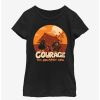 Youth | * Boxlunch Courage The Cowardly Dog Haunt Youth Girls T-Shirt