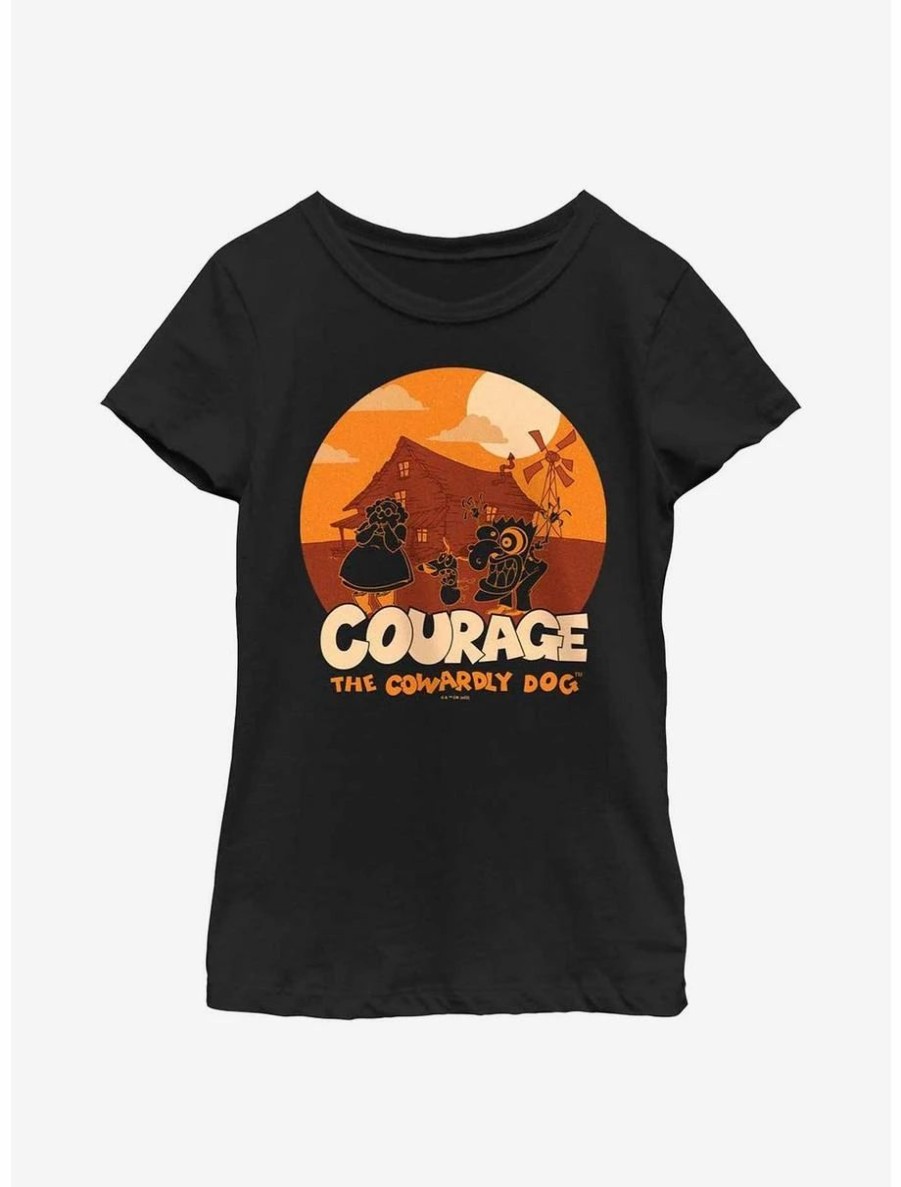 Youth | * Boxlunch Courage The Cowardly Dog Haunt Youth Girls T-Shirt