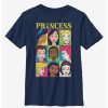 Youth | * Boxlunch Disney Princesses Face Character Grid Youth T-Shirt