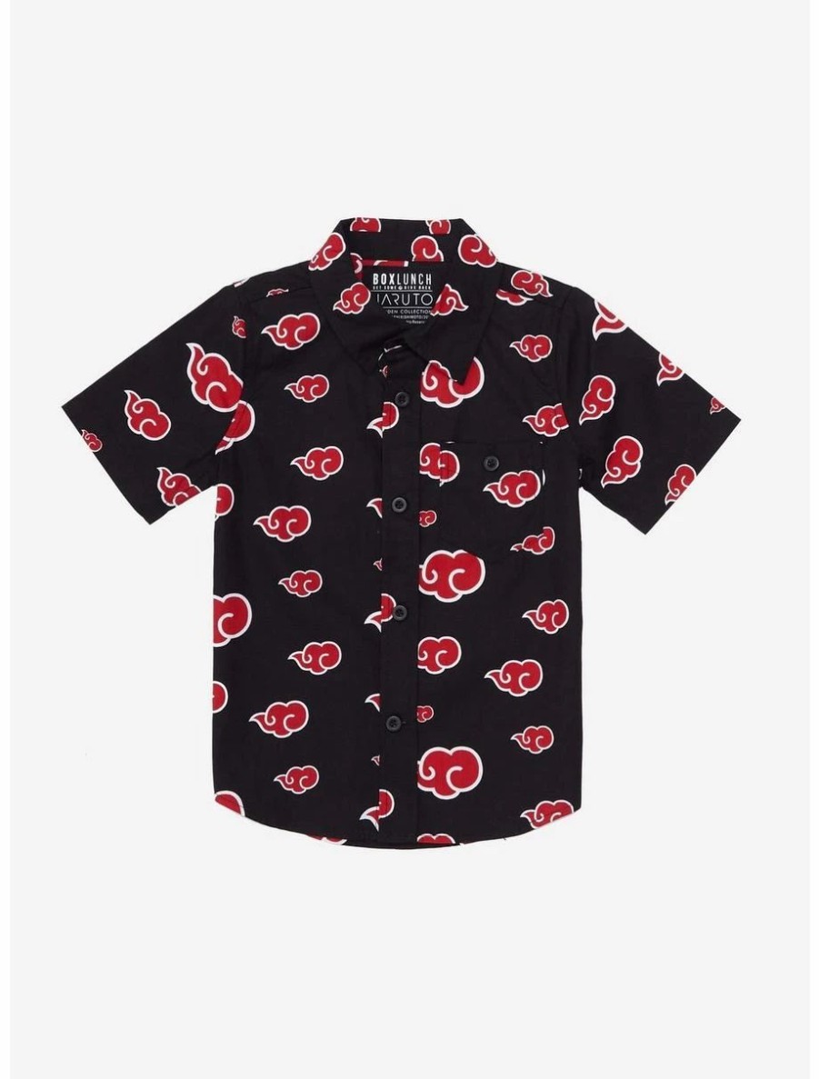 Toddler | * Naruto Shippuden Akatsuki Cloud Toddler Woven Button-Up Boxlunch Exclusive