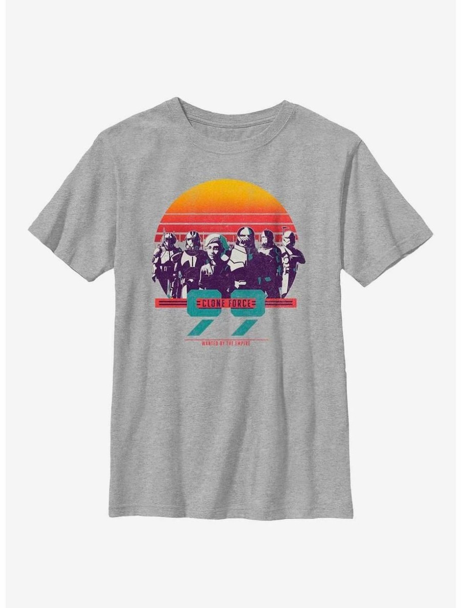 Youth | * Boxlunch Star Wars: The Bad Batch Sunset Clones Youth T-Shirt