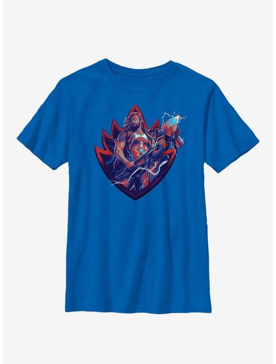 Youth | * Boxlunch Marvel Thor: Love And Thunder Guardian Thor Badge Youth T-Shirt