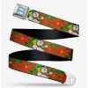 Accessories | * Boxlunch Frosty The Snowman Poinsetta Plaid Youth Seatbelt Belt