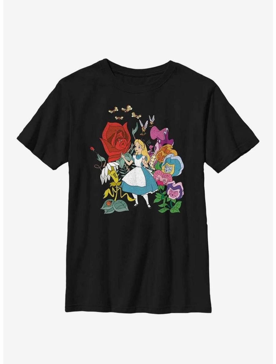 Youth | * Boxlunch Disney Alice In Wonderland Flower Afternoon Youth T-Shirt