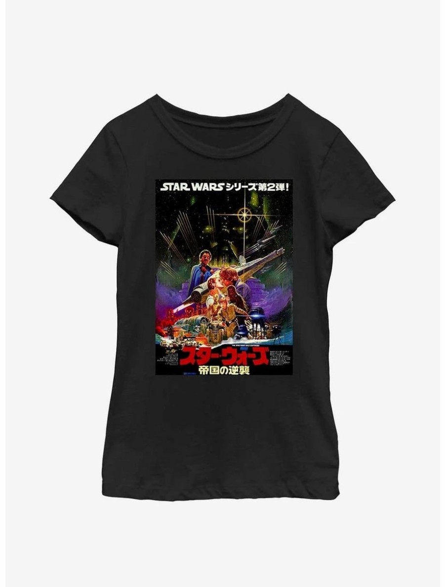 Youth | * Boxlunch Star Wars Kanji Poster Empire Strikes Back Youth Girls T-Shirt