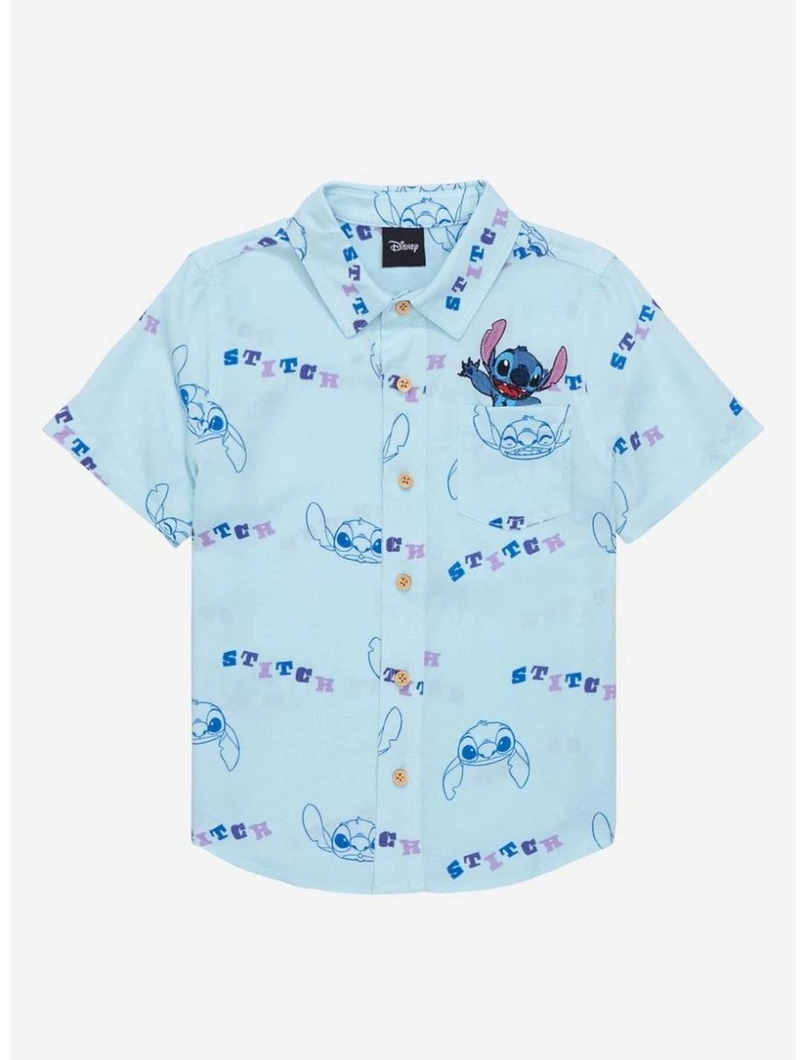 Toddler | * Disney Lilo & Stitch Expressions Toddler Woven Button-Up Boxlunch Exclusive