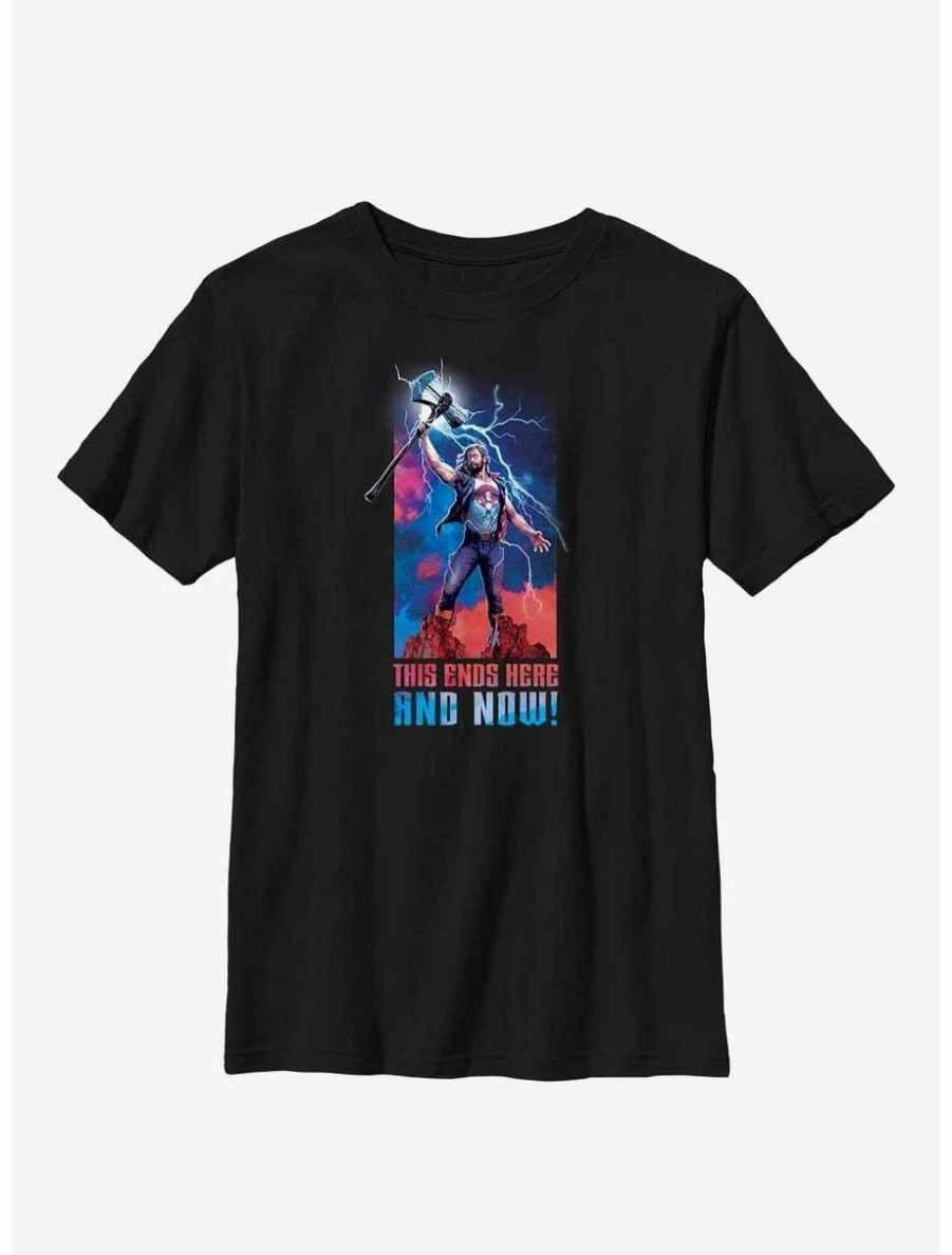 Youth | * Boxlunch Marvel Thor: Love And Thunder Ends Here And Now Youth T-Shirt