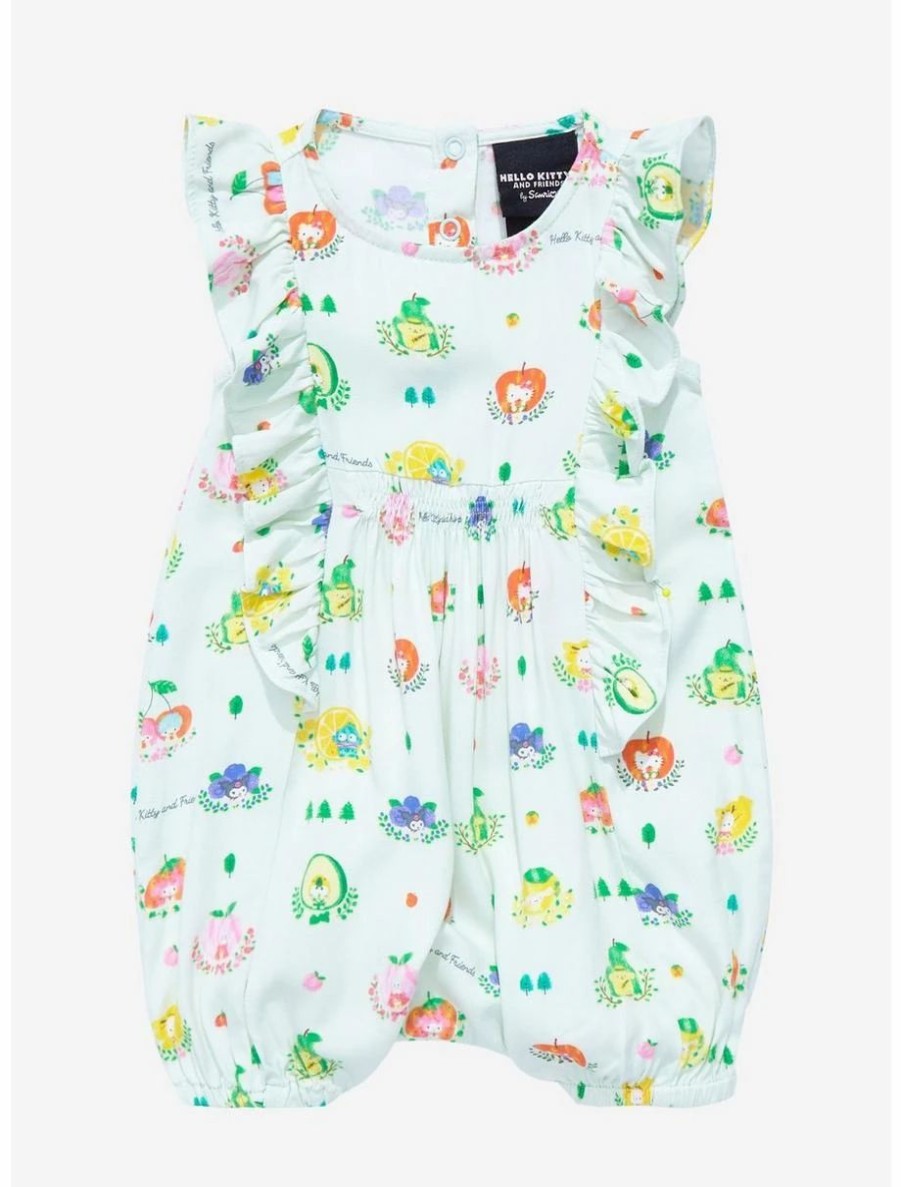 Infant | * Sanrio Fruits Hello Kitty & Friends Allover Print Infant Romper Boxlunch Exclusive