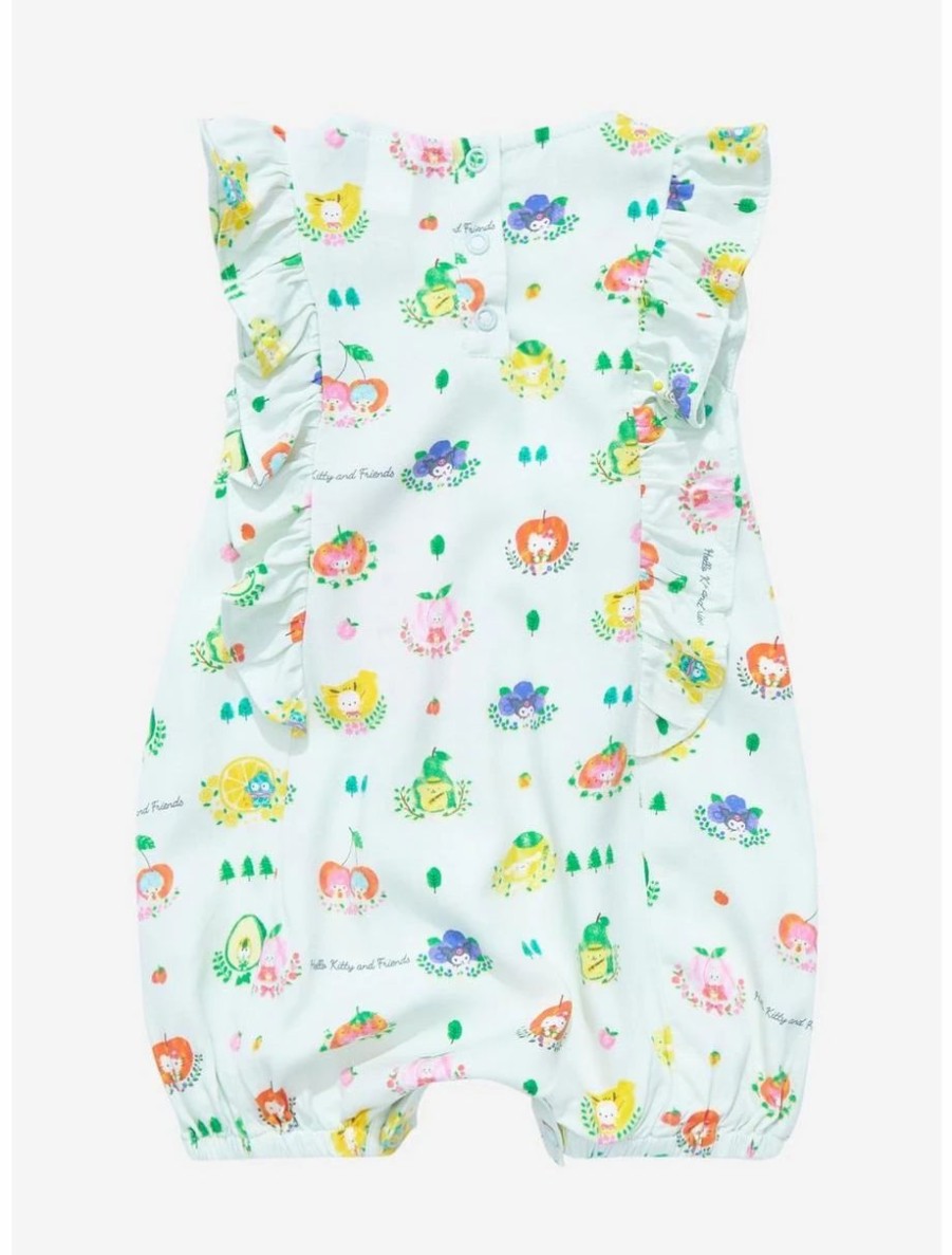 Infant | * Sanrio Fruits Hello Kitty & Friends Allover Print Infant Romper Boxlunch Exclusive