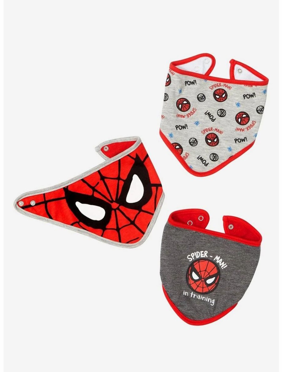 Accessories | * Marvel Spider-Man Infant Bib Set Boxlunch Exclusive