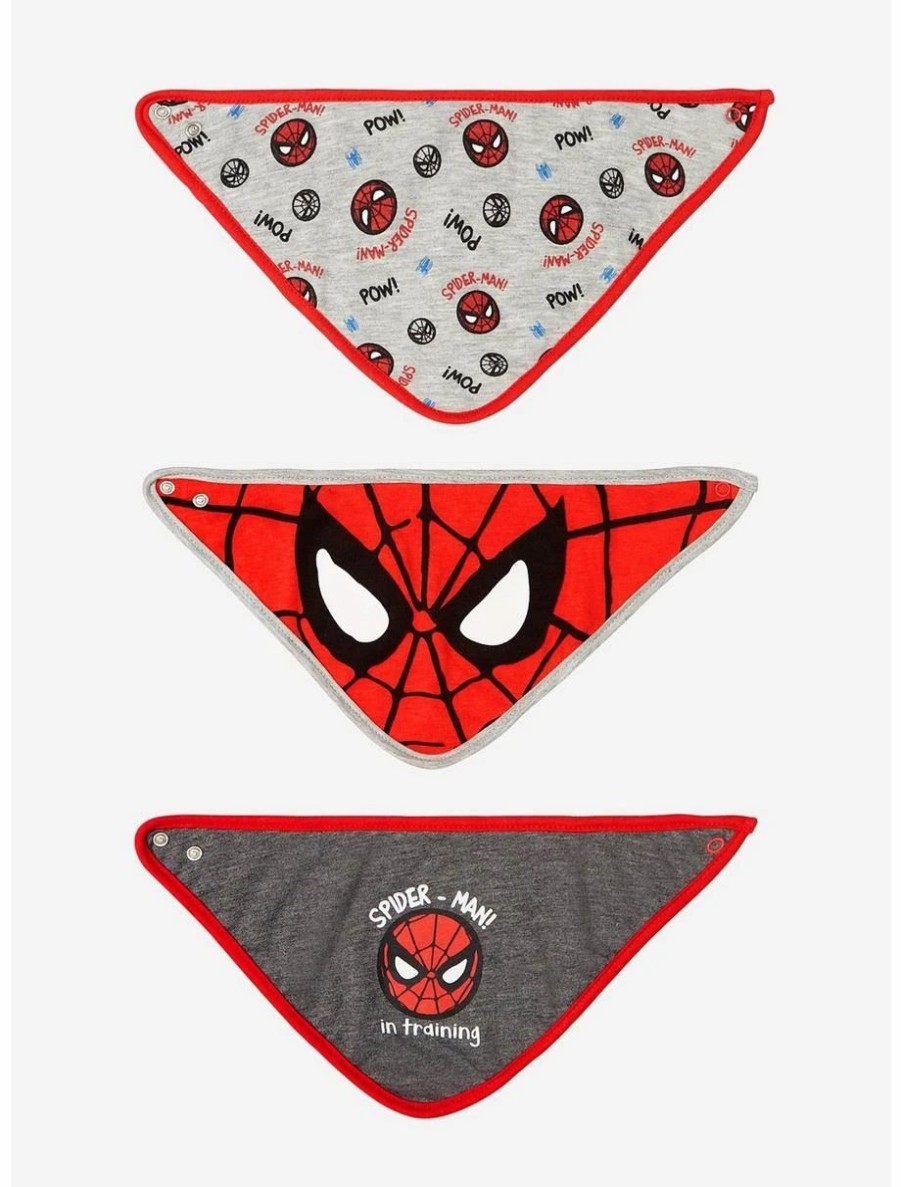 Accessories | * Marvel Spider-Man Infant Bib Set Boxlunch Exclusive